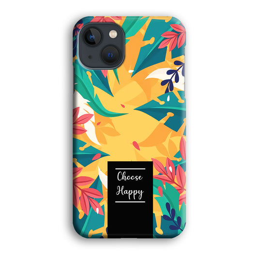 Tropical Colour Flower Shade iPhone 13 3D Case