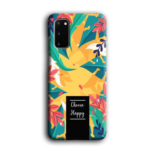 Tropical Colour Flower Shade Samsung Galaxy S20 3D Case
