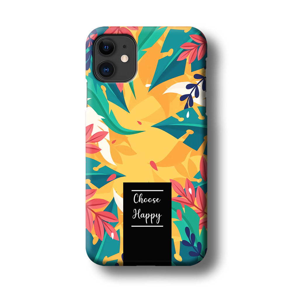 Tropical Colour Flower Shade iPhone 11 3D Case