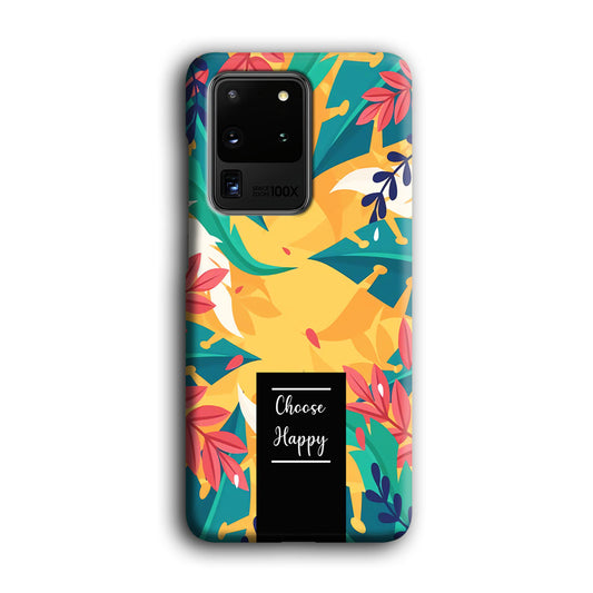Tropical Colour Flower Shade Samsung Galaxy S20 Ultra 3D Case