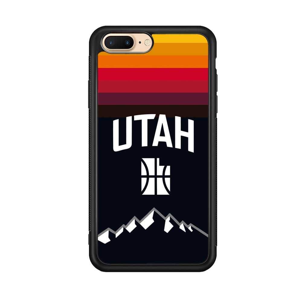 Utah Jazz Light Gradation iPhone 7 Plus Case