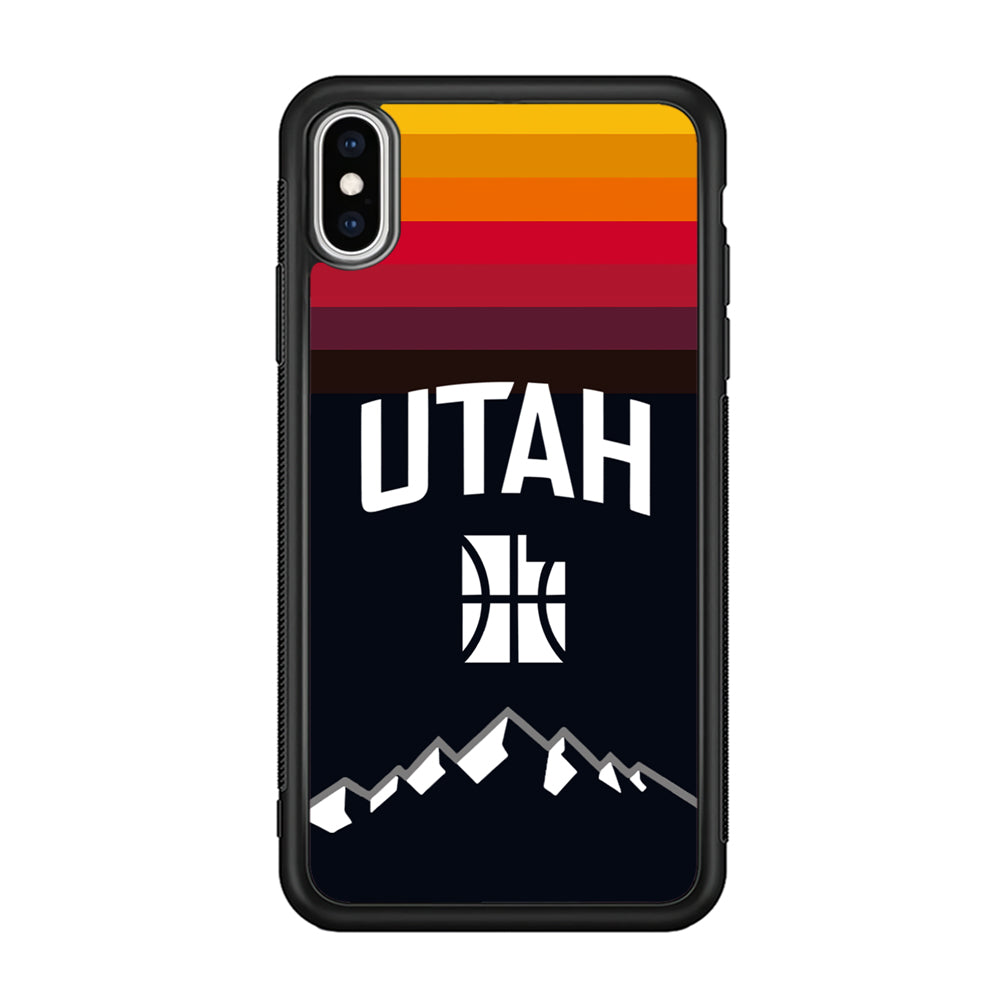 Utah Jazz Light Gradation iPhone XS Case