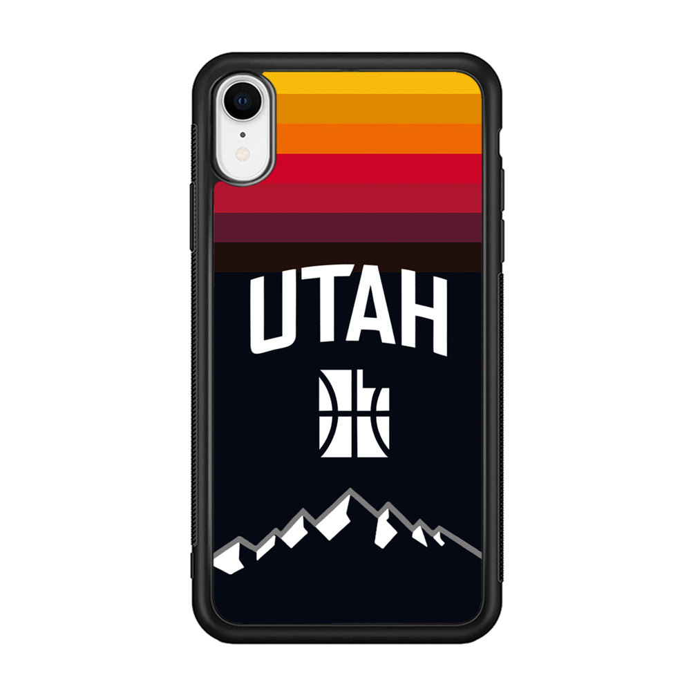 Utah Jazz Light Gradation iPhone XR Case