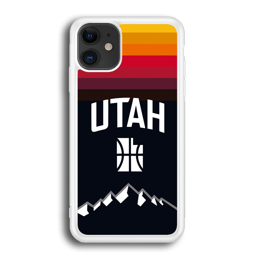 Utah Jazz Light Gradation iPhone 12 Case