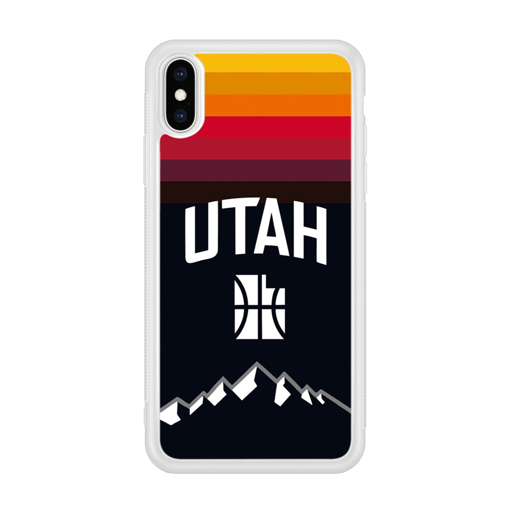 Utah Jazz Light Gradation iPhone XS Case