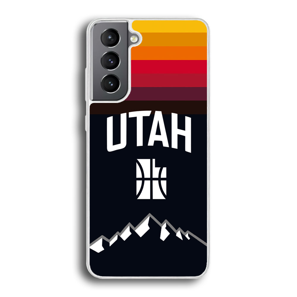Utah Jazz Light Gradation Samsung Galaxy S21 Case