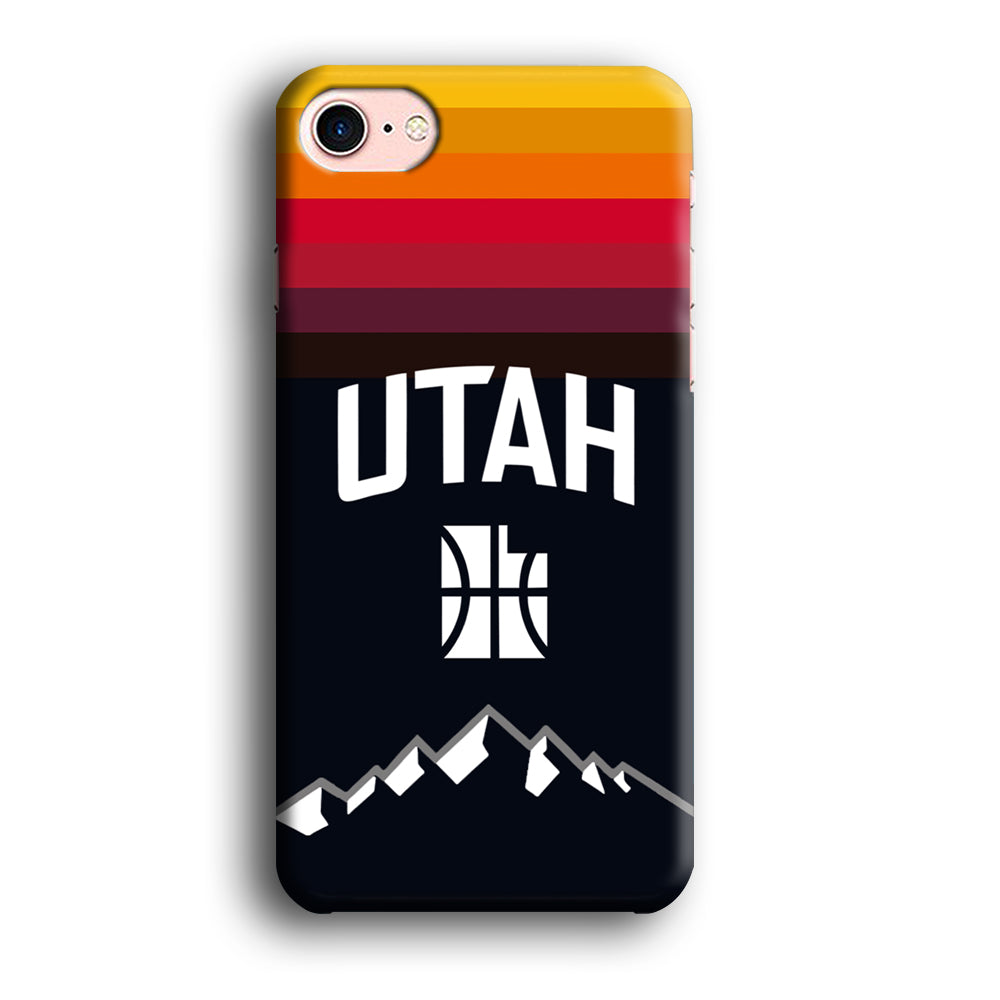 Utah Jazz Light Gradation iPhone 8 Case