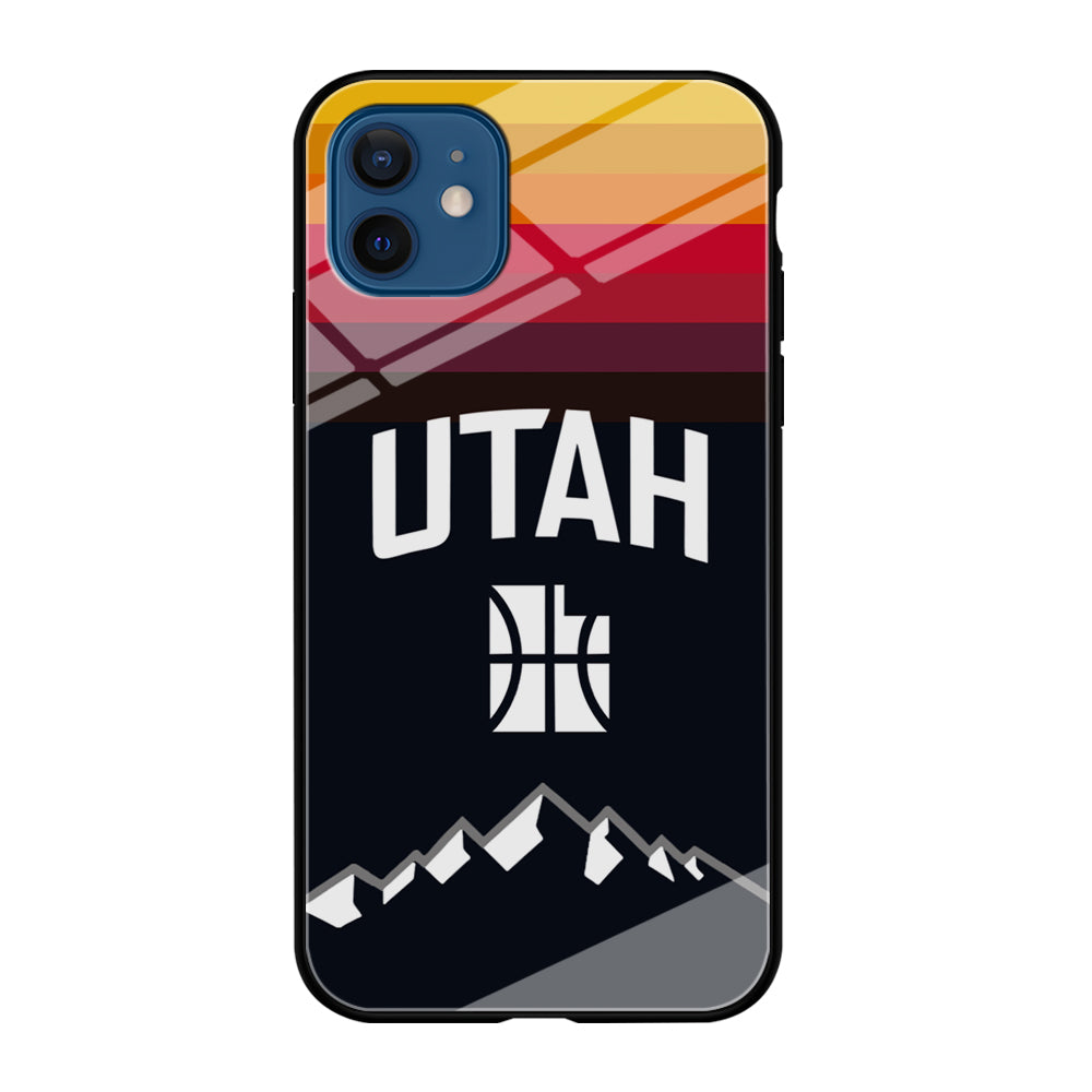 Utah Jazz Light Gradation iPhone 12 Case