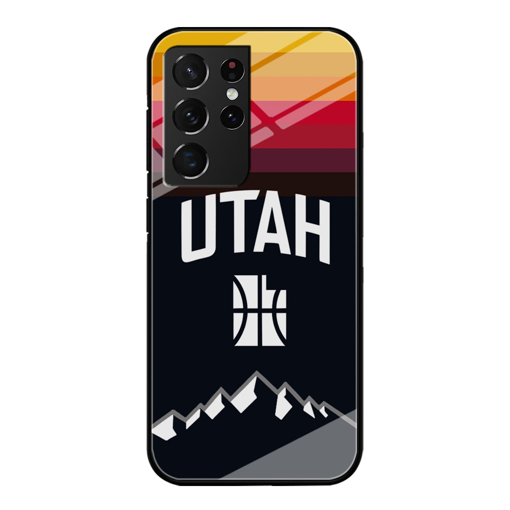 Utah Jazz Light Gradation Samsung Galaxy S21 Ultra Case