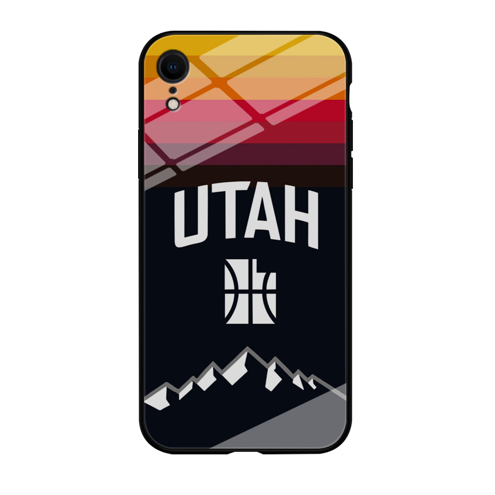 Utah Jazz Light Gradation iPhone XR Case