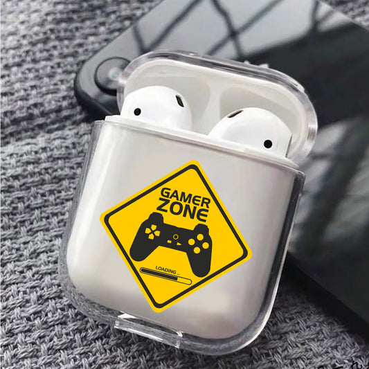 Warning Board for Game Protective Clear Case Cover For Apple Airpods