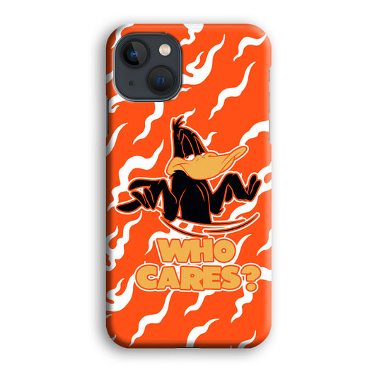 Who Cares Daffy Duck iPhone 13 3D Case
