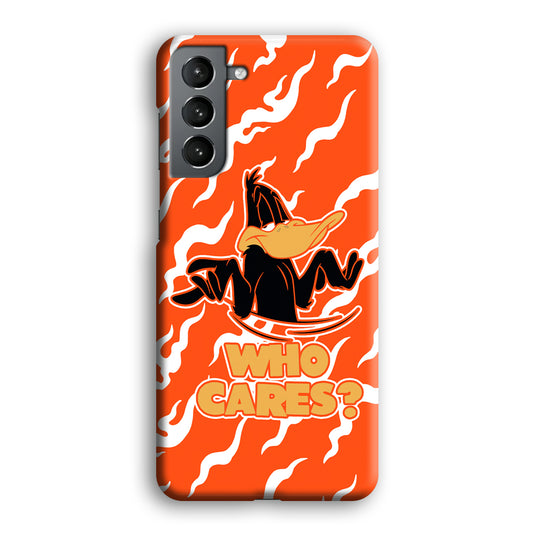 Who Cares Daffy Duck Samsung Galaxy S21 3D Case