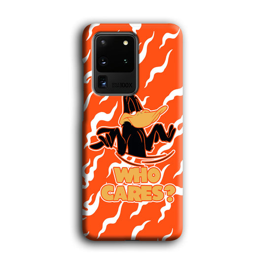 Who Cares Daffy Duck Samsung Galaxy S20 Ultra 3D Case