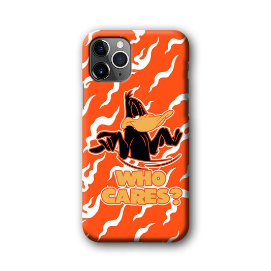 Who Cares Daffy Duck iPhone 11 Pro Max 3D Case