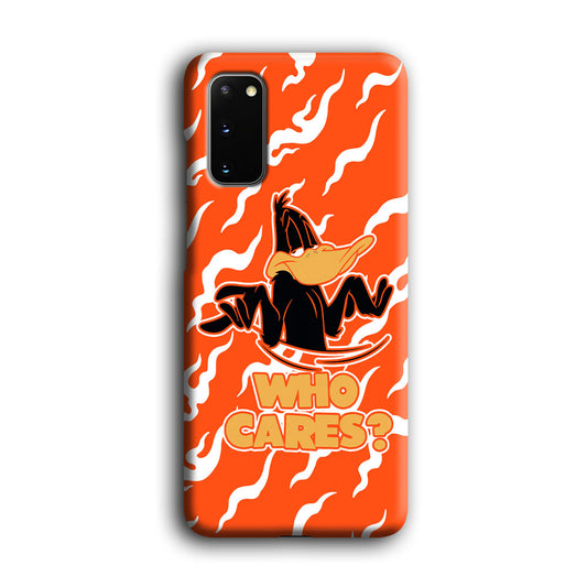Who Cares Daffy Duck Samsung Galaxy S20 3D Case