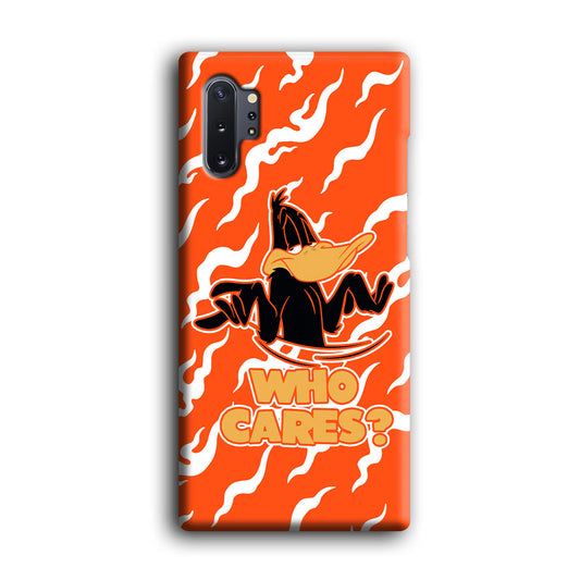 Who Cares Daffy Duck Samsung Galaxy Note 10 Plus 3D Case
