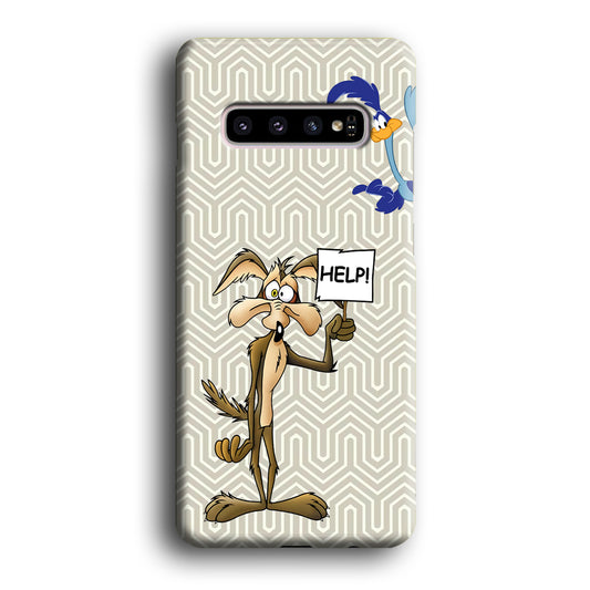 Wile E. Coyote Need Help Samsung Galaxy S10 3D Case