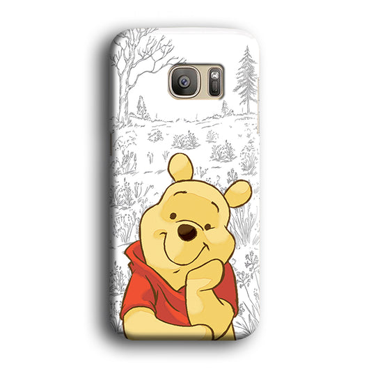 Winnie The Pooh Happy Day Samsung Galaxy S7 3D Case