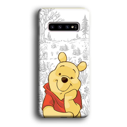 Winnie The Pooh Happy Day Samsung Galaxy S10 3D Case