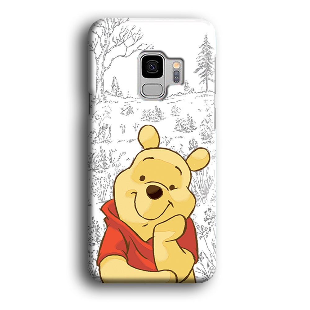 Winnie The Pooh Happy Day Samsung Galaxy S9 3D Case