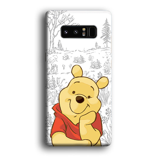 Winnie The Pooh Happy Day Samsung Galaxy Note 8 3D Case