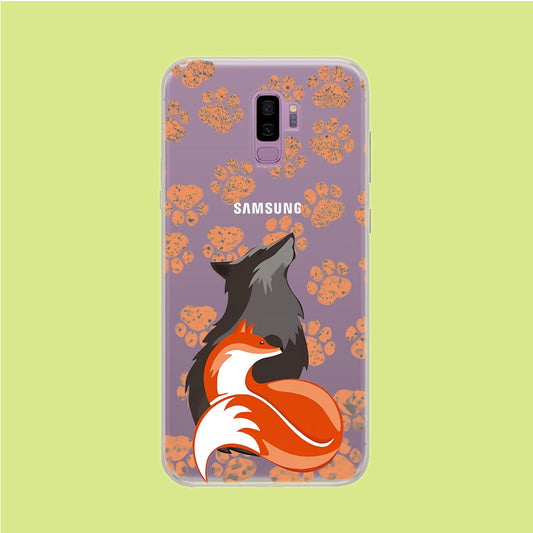 Wolf Couple Samsung Galaxy S9 Plus Clear Case