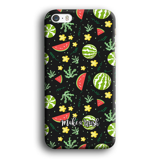 Word in Fruit Pattern 'Make a Wish' iPhone 5 | 5s 3D Case