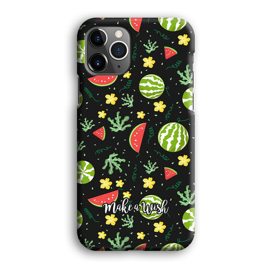 Word in Fruit Pattern 'Make a Wish' iPhone 12 Pro 3D Case
