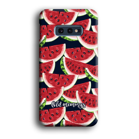 Word in Fruit Pattern 'Old Memories' Samsung Galaxy S10E 3D Case