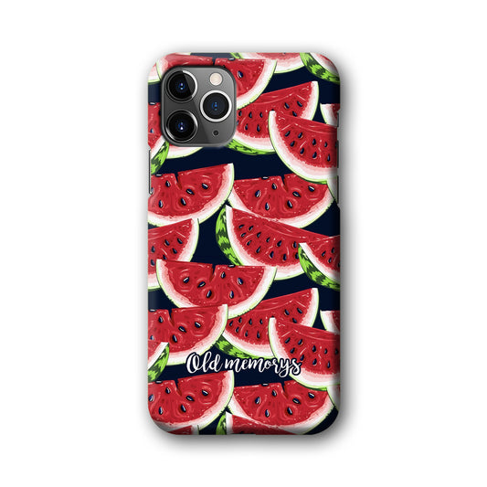Word in Fruit Pattern 'Old Memories' iPhone 11 Pro Max 3D Case