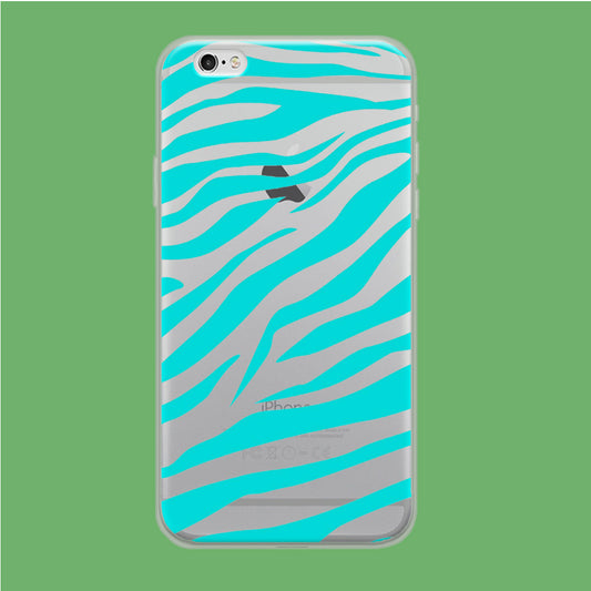 Zebra Patern Green Light iPhone 6 Plus | iPhone 6s Plus Clear Case