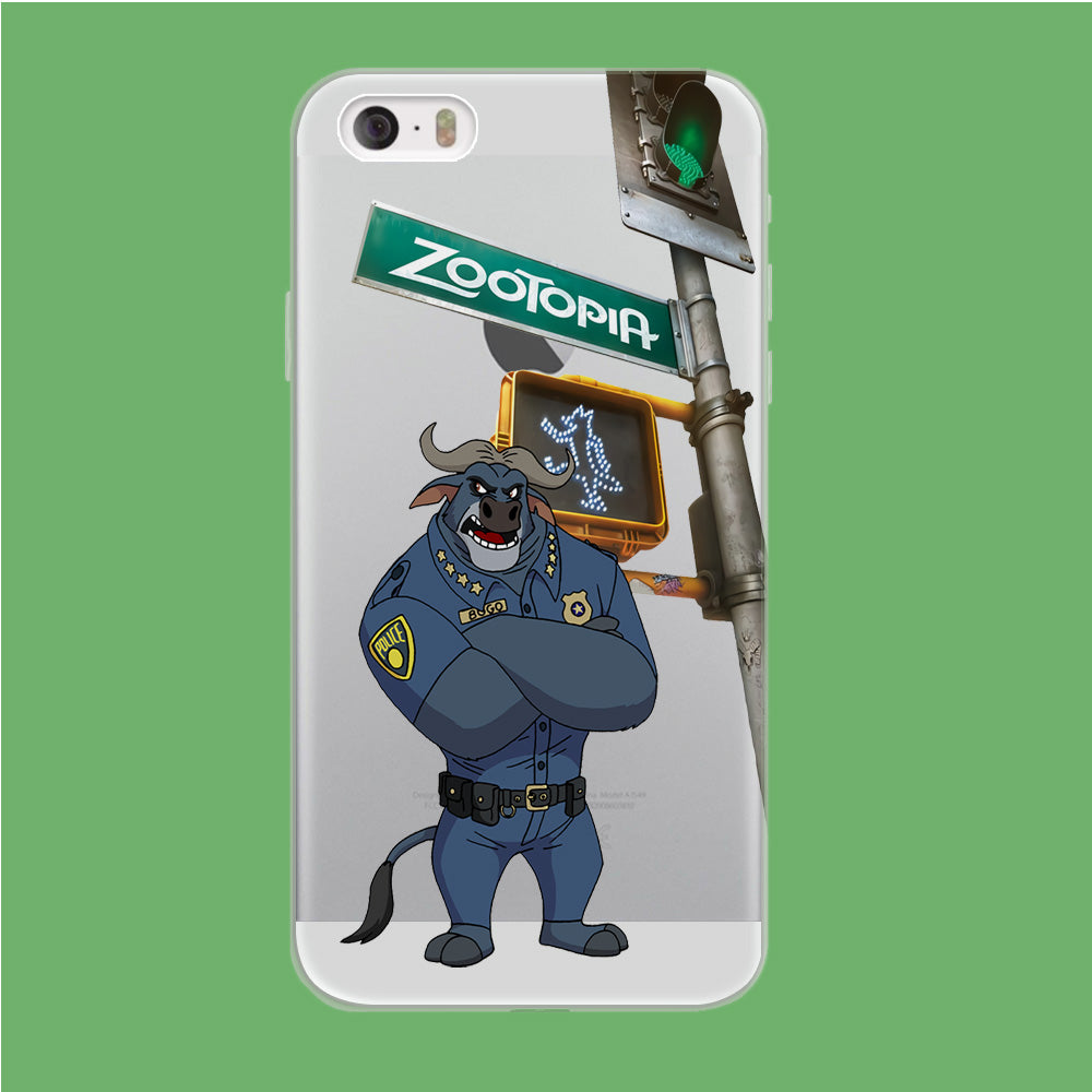 Zootopia Chief Bogo Traffic Allert iPhone 5 | 5s Clear Case