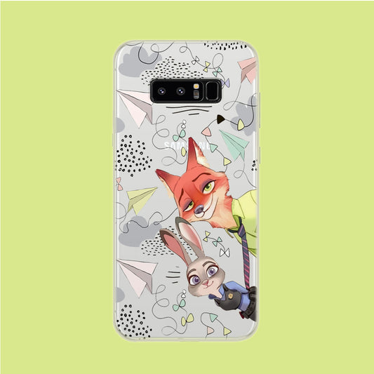 Zootopia Look at You Samsung Galaxy Note 8 Clear Case