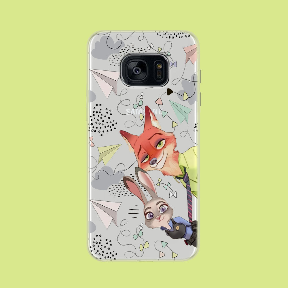 Zootopia Look at You Samsung Galaxy S7 Clear Case