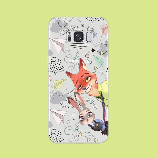 Zootopia Look at You Samsung Galaxy S8 Clear Case