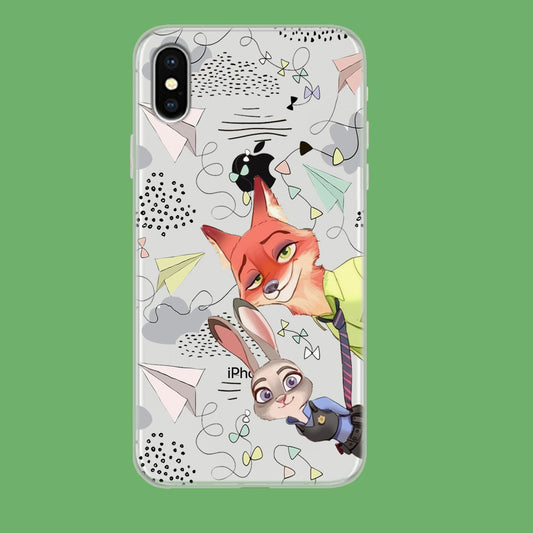 Zootopia Look at You iPhone Xs Clear Case