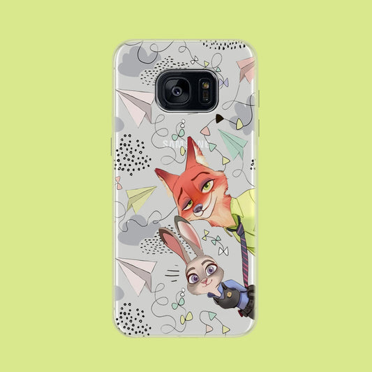 Zootopia Look at You Samsung Galaxy S7 Edge Clear Case