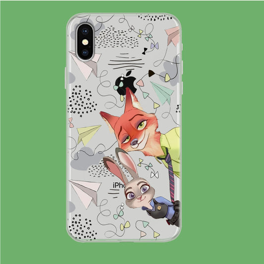 Zootopia Look at You iPhone X Clear Case