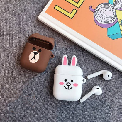 Cartoon Top List Silicone Protective Case Cover For Apple Airpods